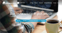 Desktop Screenshot of newimmoservice.be