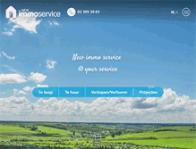 Tablet Screenshot of newimmoservice.be